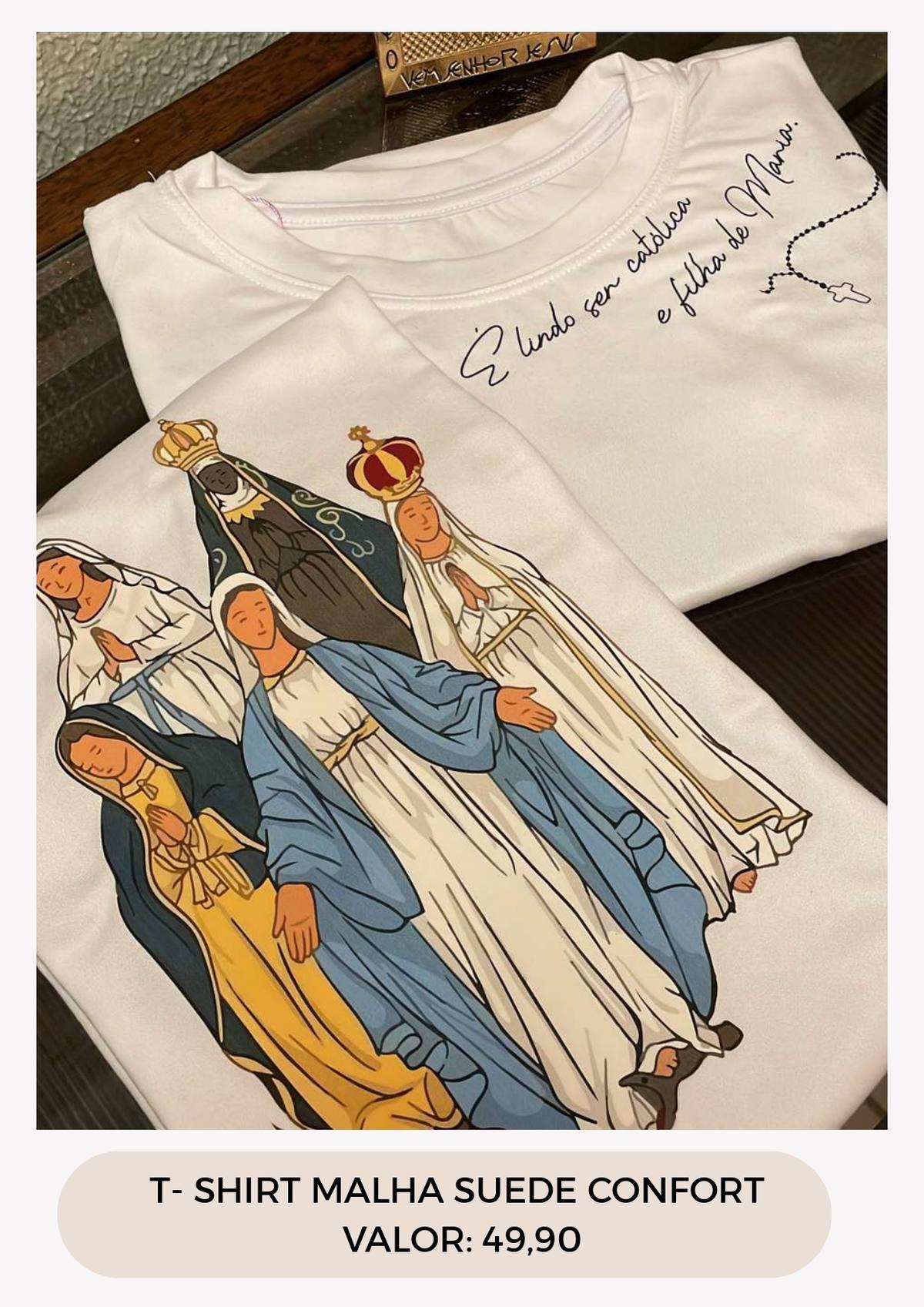 T-SHIRT É LINDO SER CATÓLICO