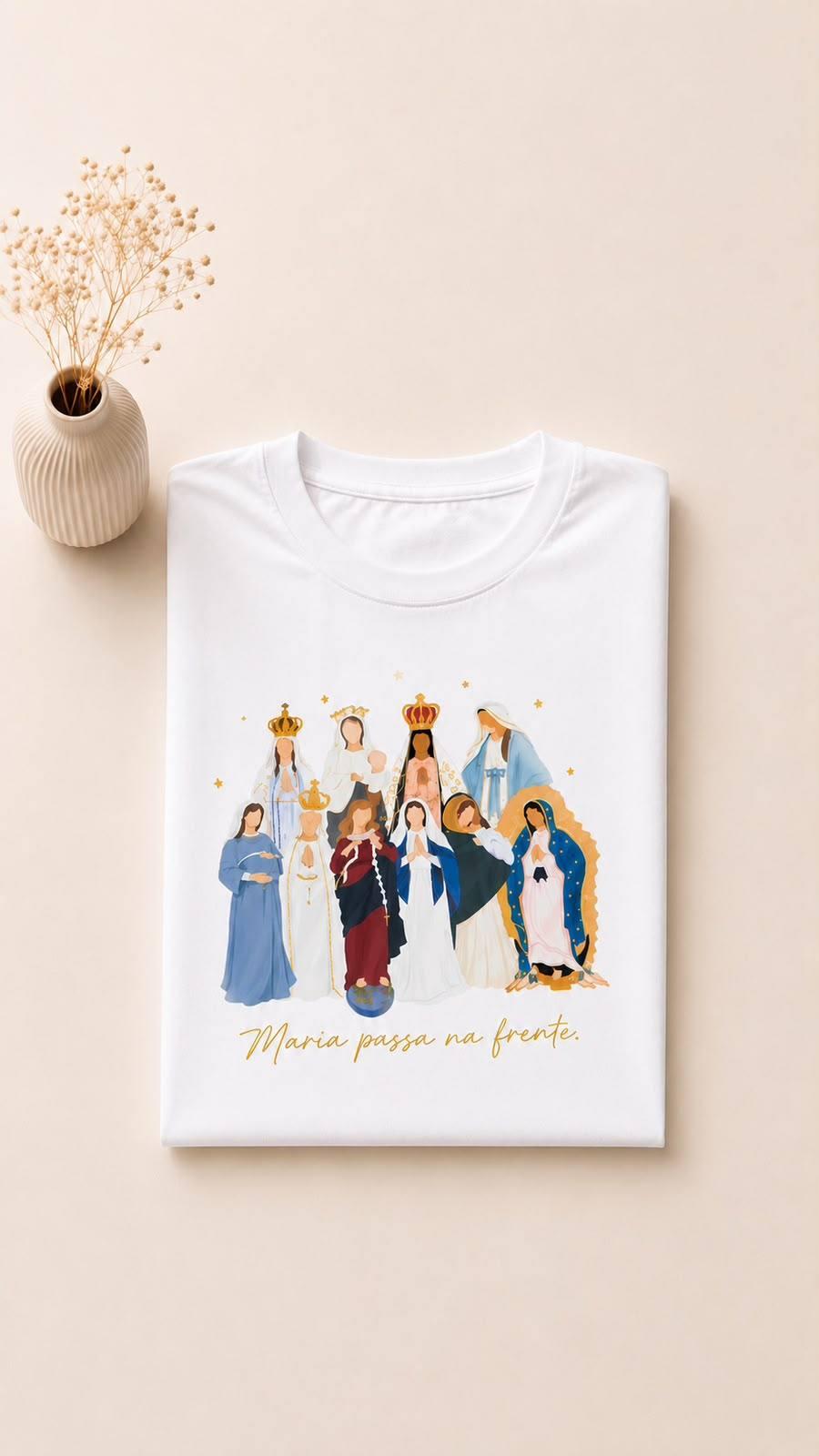 T- SHIRT MARIA PASSA NA FRENTE